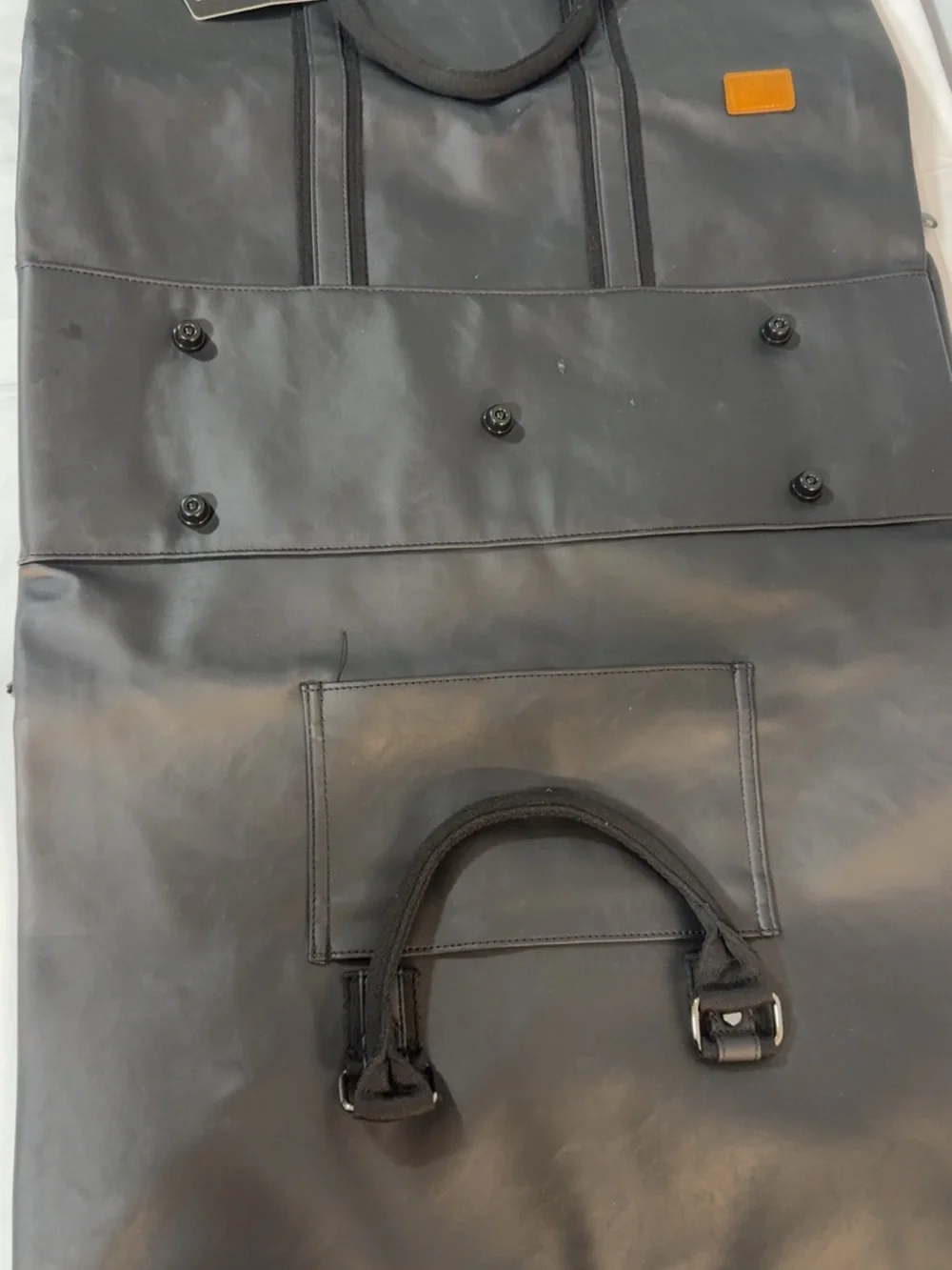 Black Travel Tote Bag